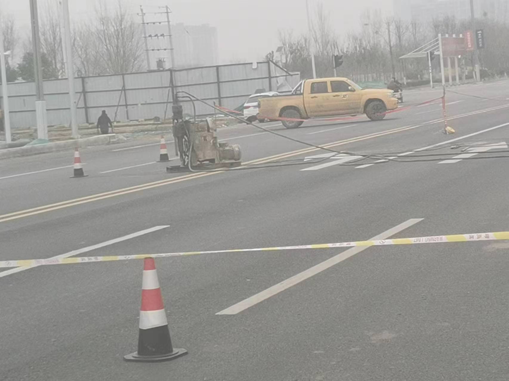 略阳马路注浆